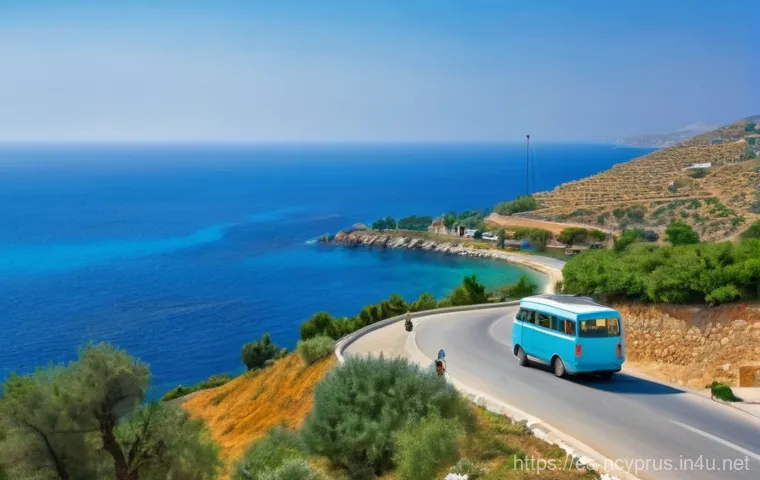 북키프로스 배낭여행 팁 - Arrival and Scenic Journey in Northern Cyprus**
"A sun-drenched scene depicting the welcoming arriva...