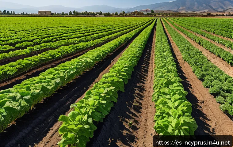 북키프로스의 농업 - A vibrant North Cyprus farm showcasing regenerative agriculture: a diverse field with crop rotation ...